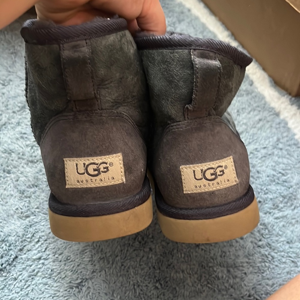 Navy ankle UGG boots size 6